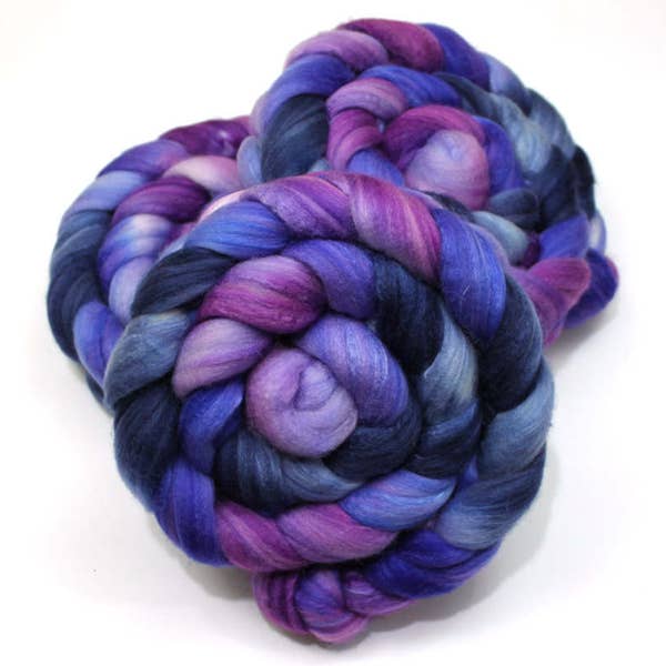 Laine mérinos / Superwash Merino / soie (40/40/20) mèche (peignée en haut) - à la main peint mèche pour la filature