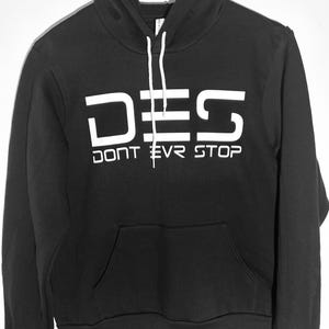 Black DES hoodie
