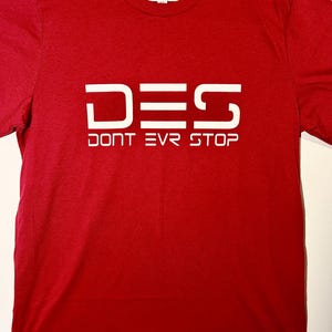 Red DES t-shirt