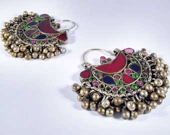 Vintage Kuchi Tribal Earring Pair