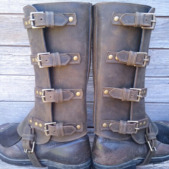 Swiss Military Style Gaiters or Spats in Fully Leather Lined Etsy