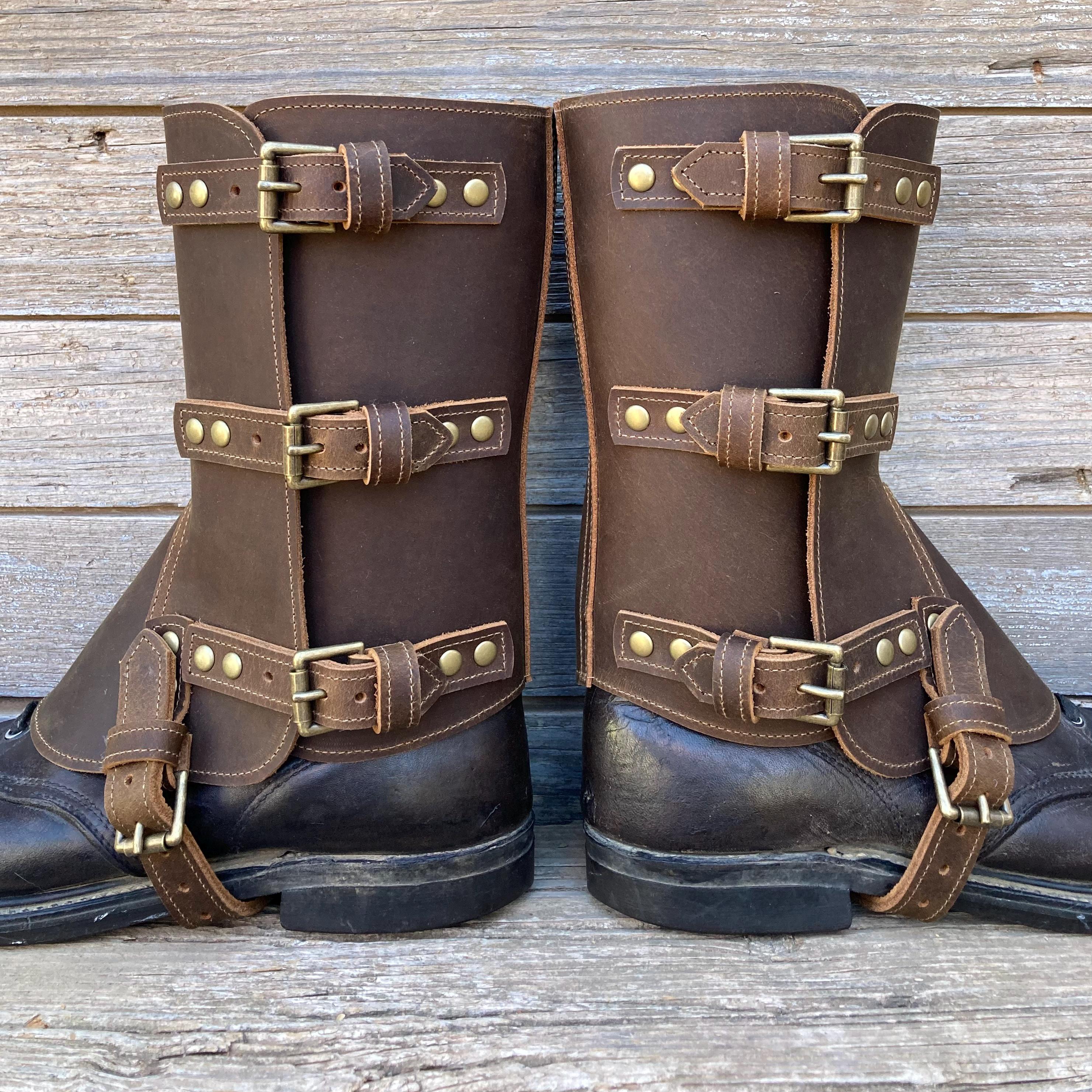 Leather Boot Spats