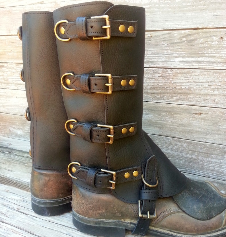 Taller Swiss Military Style Gaiters or Spats