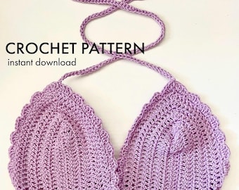 Chloe Bralette crochet PDF Pattern instant download