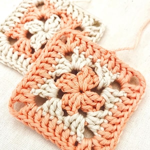 Easy Granny Square Crochet Pattern: Beginner Blanket Motif (PDF Pattern)