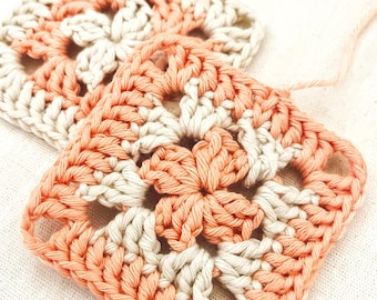 Easy Granny Square Crochet Pattern: Beginner Blanket Motif (PDF Pattern)