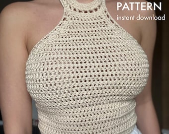 Halter Top Easy PDF Pattern Instant Download