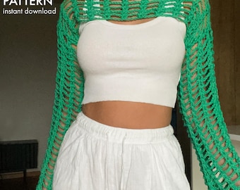 Beginner Crochet Sleeves Pattern PDF - Easy Adjustable Sleeve Tutorial