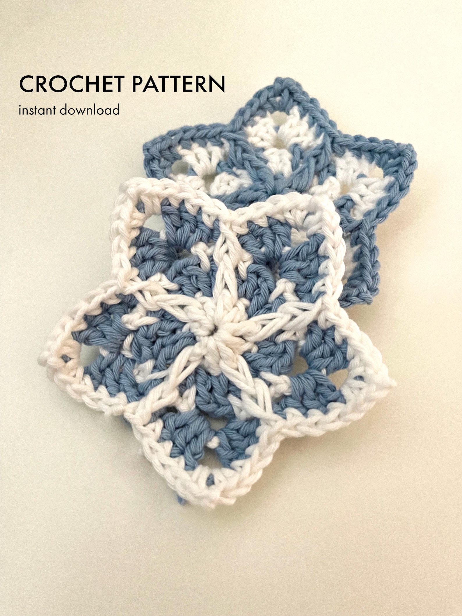 Crochet Star PDF Pattern - Etsy