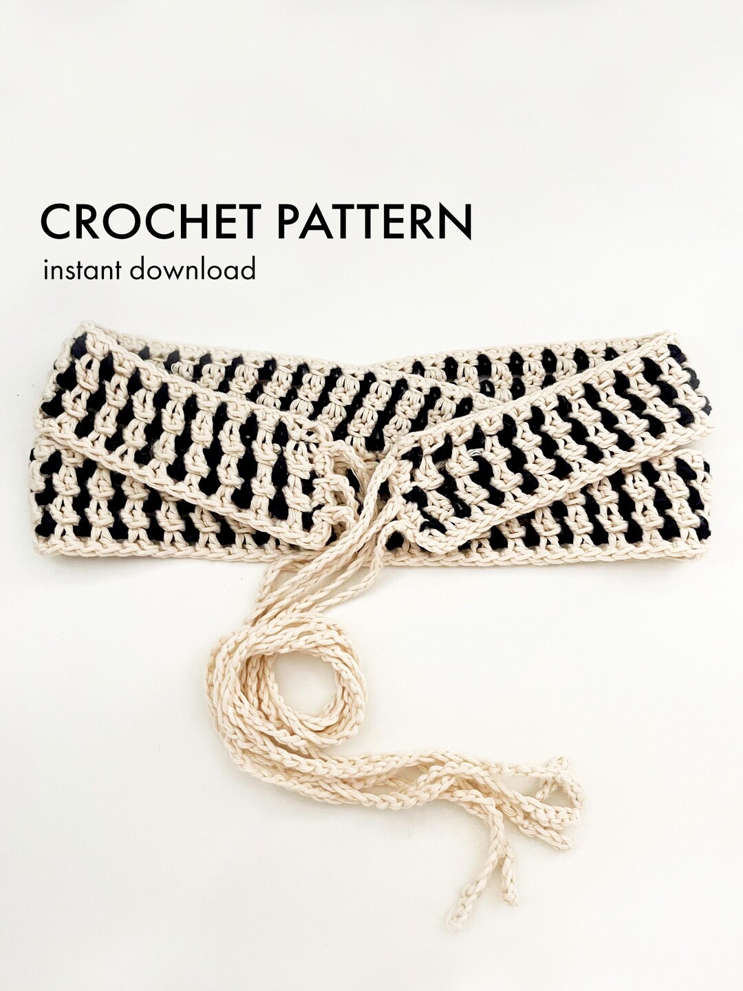 Waist Belt PDF Pattern Instant Download, Beginner Friendly - Etsy
