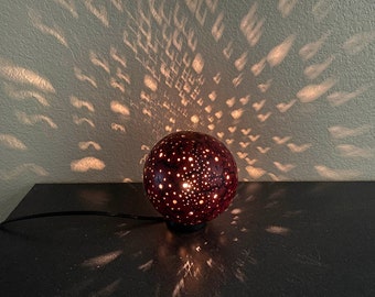 Red Gourd Lamp - Item #901 by Susan Ashley