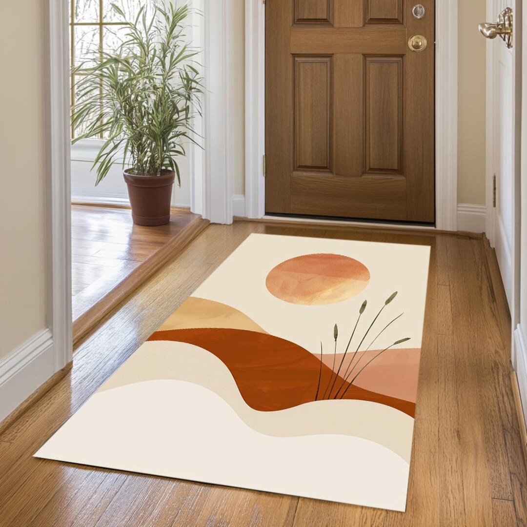 Simple Design Rug, Bright Rug, Neutral Rug, Meditation Rug, Abstract ...