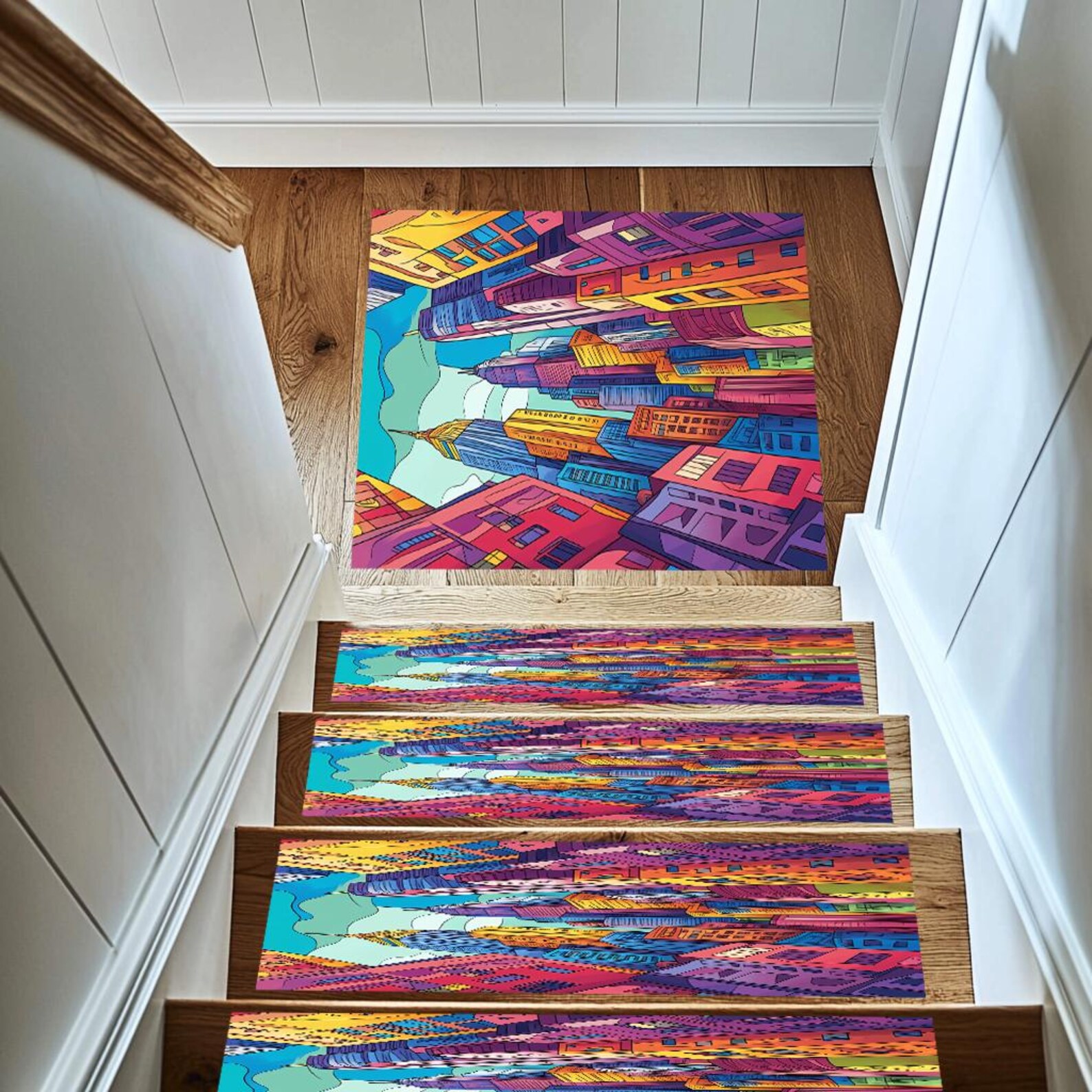 Decorative Stair Mats for Modern Interiors, High Quality Carpet Stair ...