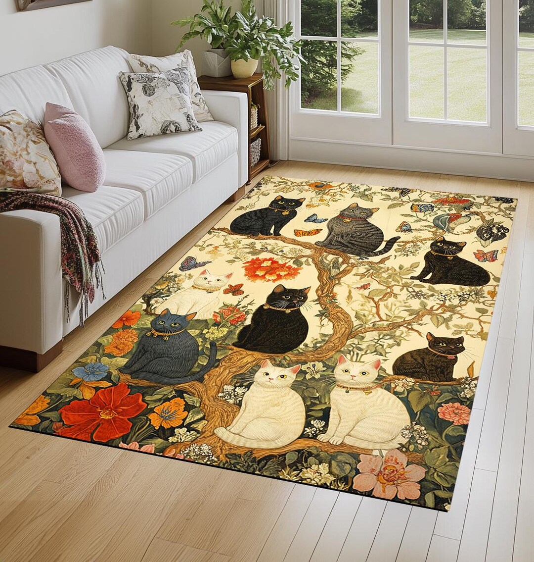 Rich Design Area Rug, Contemporary Rugs, Animal Print Rug, Soft ...
