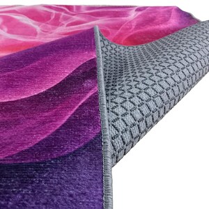 Abstract designer rug, Colorful modern print rug, Luxury area rugs, Soft touch rugs, Machine washable rugs, Non-slip backing rugs, 315