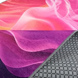 Abstract designer rug, Colorful modern print rug, Luxury area rugs, Soft touch rugs, Machine washable rugs, Non-slip backing rugs, 315