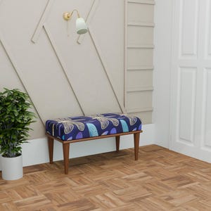 Decorative bench, Colorful cushion bench, Piano bench, Organizer bench, Handmade ottoman bench, Utility bench, Comfortable bench, 299