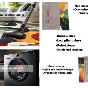 Artistic colorful stair mats, Anti-slip mats for wooden stair, Eco-friendly stair mats, Machine washable stair mats, Chic stair mats, 212
