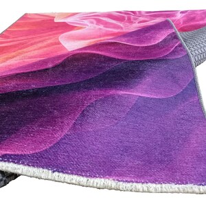 Abstract designer rug, Colorful modern print rug, Luxury area rugs, Soft touch rugs, Machine washable rugs, Non-slip backing rugs, 315