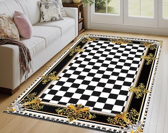 Luxury area rug, Decorative modern printed rug, Non-skid rugs, Machine washable rugs, Home entrance rug, Saloon rug, Soft textured rugs, 308