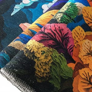 Modern living room rug, Print rug, Cute design rug, Pastel color rug, Handmade chenille rug, Home entrance rug, Anti-slip washable rug, 27