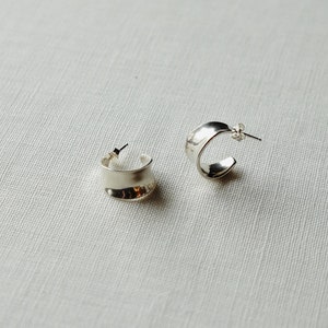 Favor Hoops Convex chubby earring hoops image 1