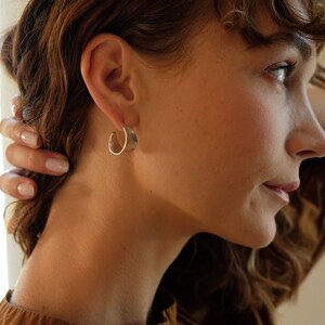 Favor Hoops Convex chubby earring hoops image 2