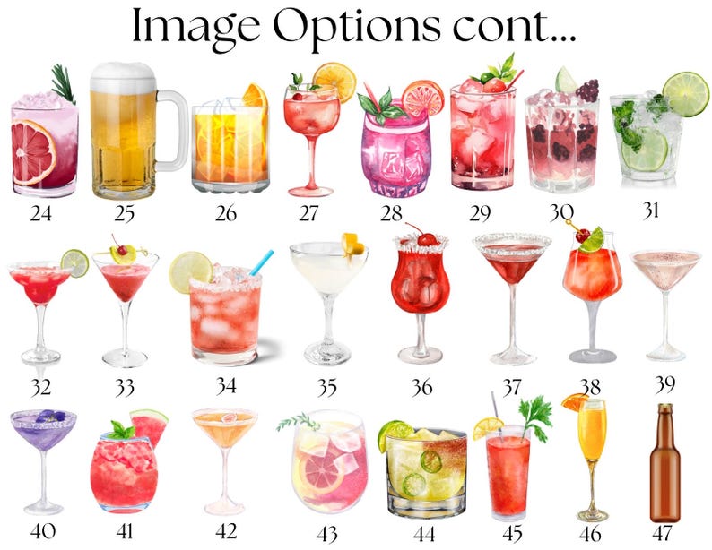 Signature drinks sign | signature drink menu | his and hers drinks sign | wedding cocktails sign | wedding drink menu | wedding bar sign image 6