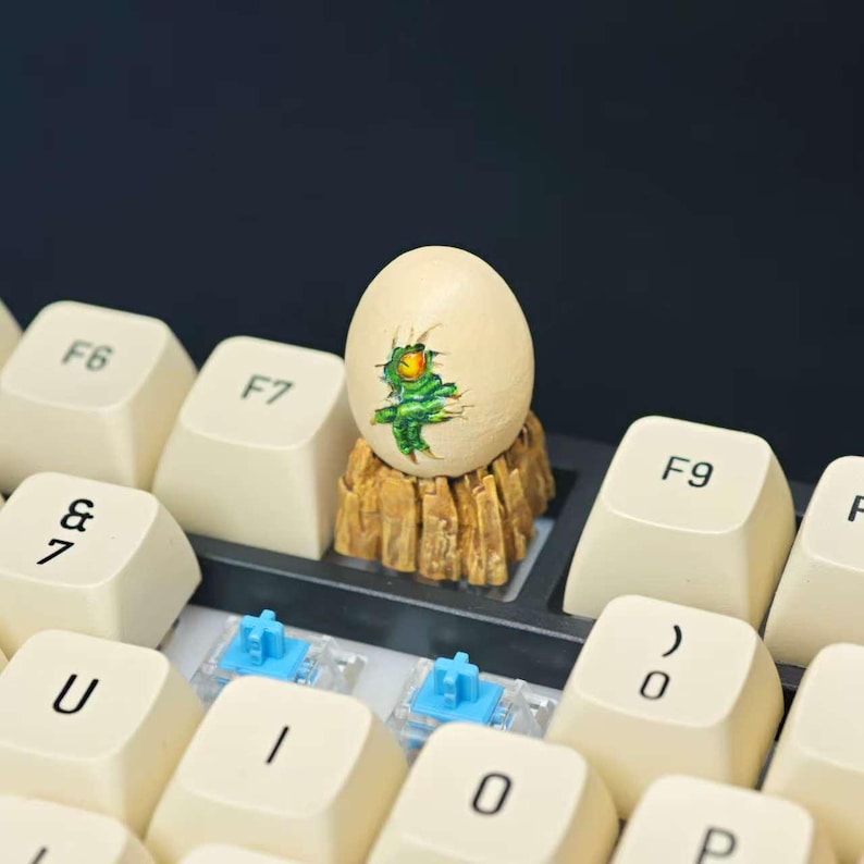 Alien Egg Artisan Keycap – 3D Printed Resin Keycap With Facehugger ...