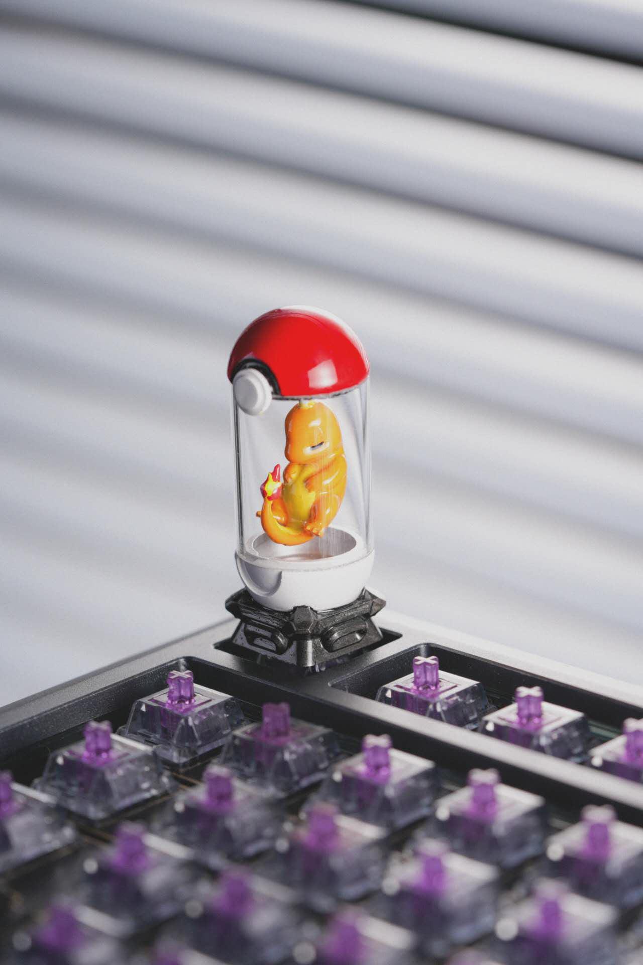 Lizard Keycaps Fire Lizard Capsule Artisan Keycap – Handcrafted 3D Printed Mini Figure ...