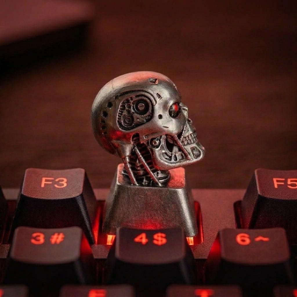 Terminator T800 Skull Keycap: Handmade Backlit Resin, 3D Printed - Etsy