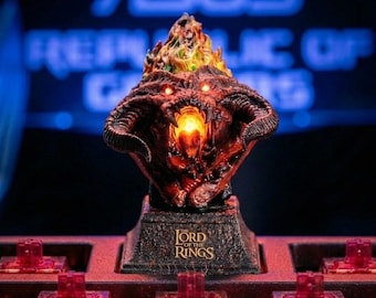 Flameborn Balrog Resin Keycap - Lord of the Rings - Mechanical Keyboard glowing eyes