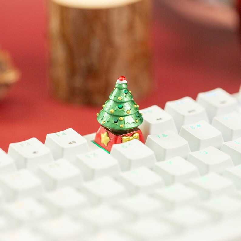 Tree Design Keycaps Glowing Christmas Tree Keycap: 3d-printed Resin MX Switch - Etsy