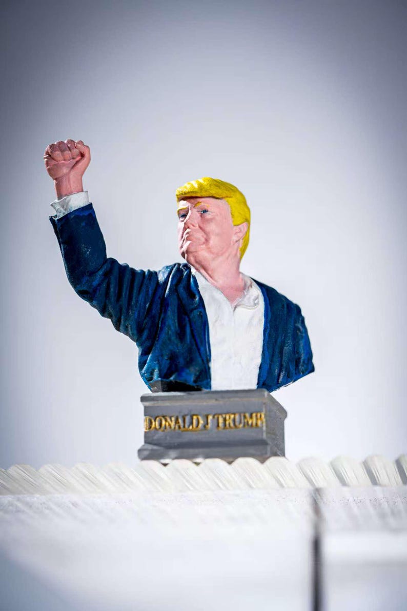 Trump Blue Lettering Donald Trump MAGA Keycap: 3D Printed Resin, Hand-painted - Etsy