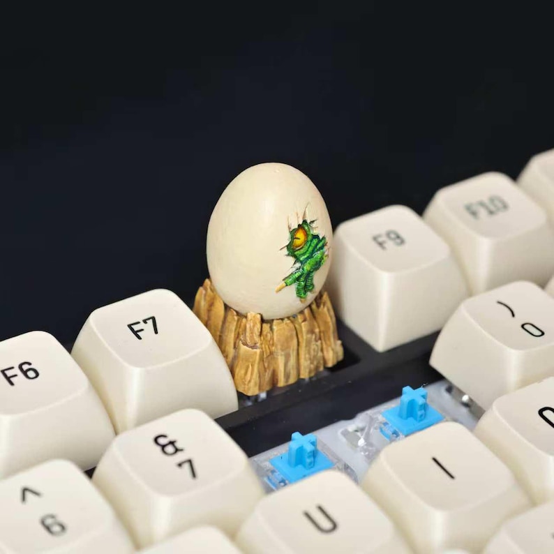 Alien Egg Artisan Keycap – 3D Printed Resin Keycap With Facehugger ...
