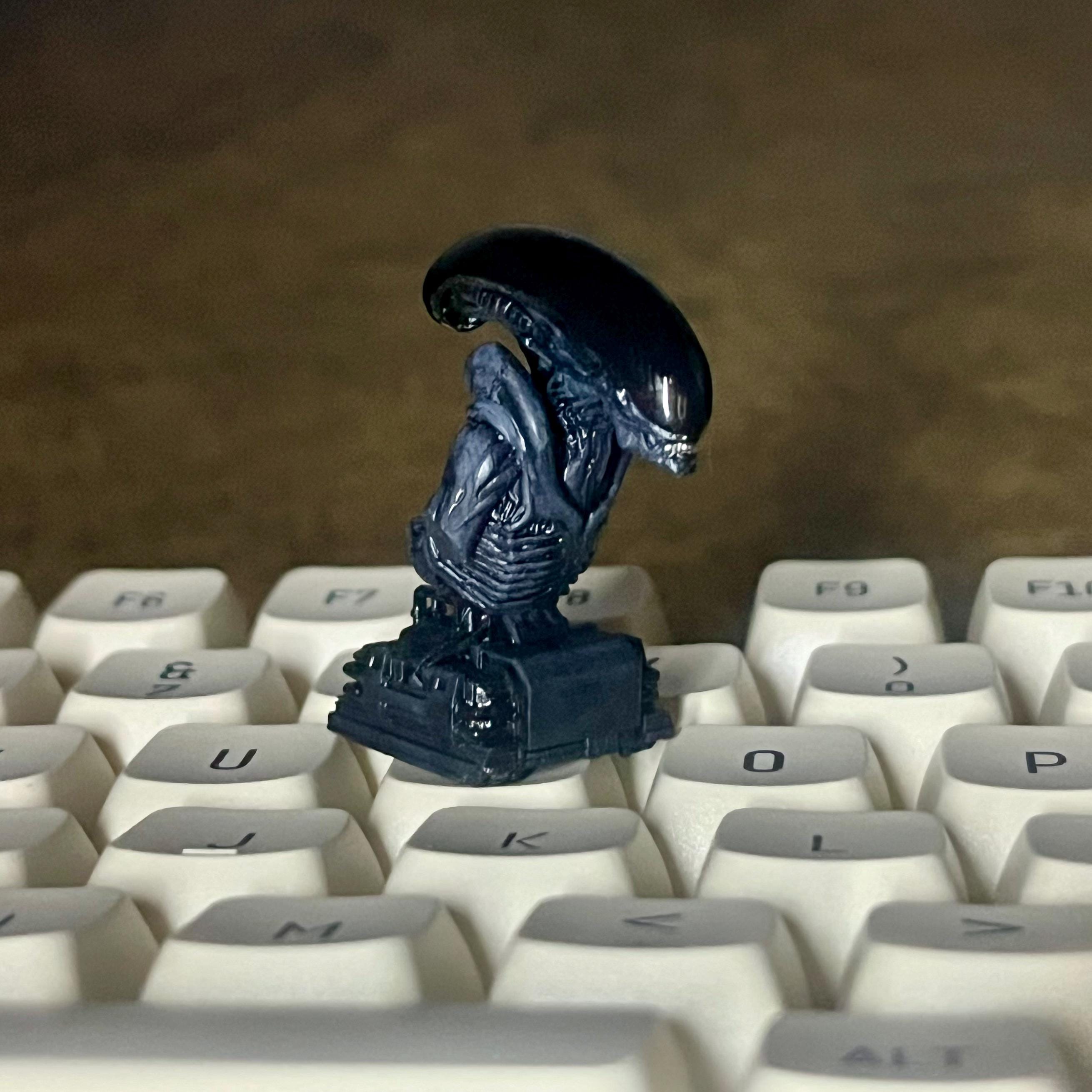 Handmade 3D Printed Alien Keycap: Resin Cherry MX Switch ESC Key - Etsy