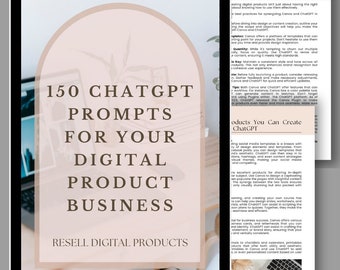 PLR/MRR 150 ChatGPT Prompts for your Digital Product Business
