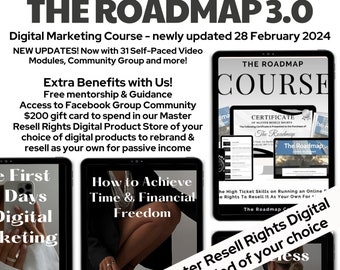 Master Resell Rights | Road to Riches | The Roadmap 3.0 Digital Marketing Course