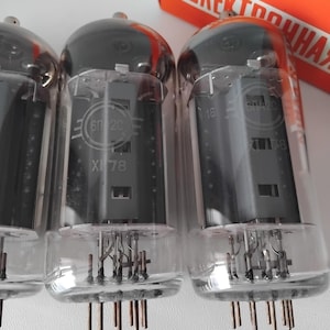 6P42S/ 6П42С~(EL509/EL519/6K6G/6П45С ) SVETLANA testato NOS 2 pezzi