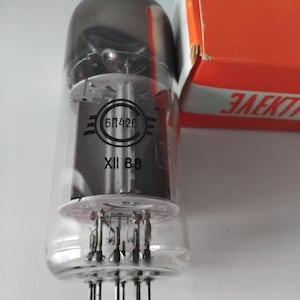 1 pz 6P42S/6П42С~(6П45С/EL509/EL519/6K6G) leggermente usato testato SVETLANA