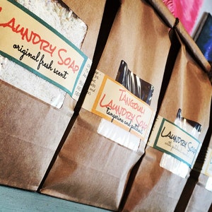 Natural Laundry Soap: Scented or Fragrance-Free, Sensitive Skin