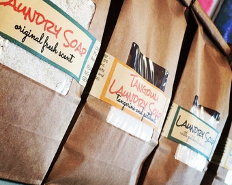 Natural Laundry Soap: Scented or Fragrance-Free, Sensitive Skin