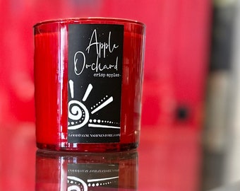 Apple Orchard Soy Candle in Red Tumbler