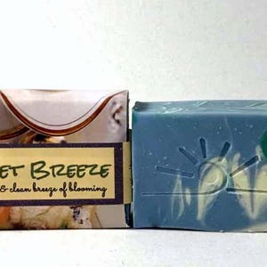Inlet Breeze Scented Cold Process Soap / Fresh and Clean Scent