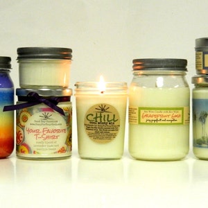 You Choose a Scent Hand Poured Soy Candle Tins / Singles and Bulk image 4