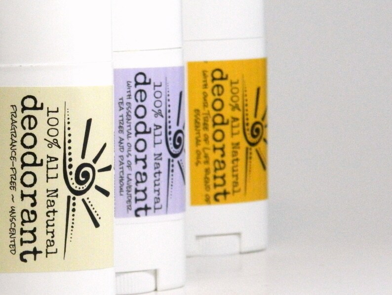 Natural Deodorant Stick No Baking Soda Organic Shea Butter Etsy