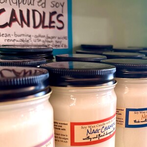 Hand Poured Soy Candle Gift - Mason Jar - Choose Your Scent