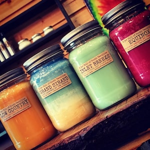 Inlet Breeze South Carolina Candle / Pomelo, Lemongrass, and Sage Scented Soy Candle image 2