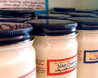 Bulk Soy Candles Handmade - Wholesale Candle  Mason Jar Candle YOU CHOOSE scents