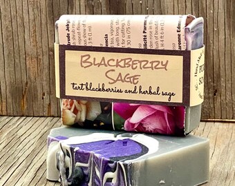 Blackberry Sage Handmade Soap